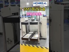 Bộ tải và thả PCB hoàn toàn tự động đường hai với màn hình cảm ứng LED SMEMA