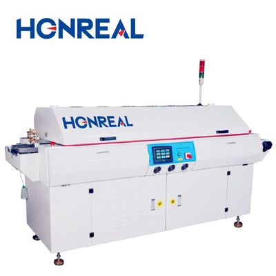 6 vùng SMT Máy hàn dòng chảy lại, lò bơm dòng chảy lại PCB không khí nóng được chứng nhận CE