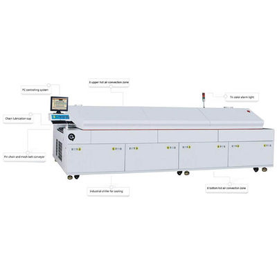 Công nghiệp SMD SMT Máy hàn dòng lại PLC Control 400mm PCB Width