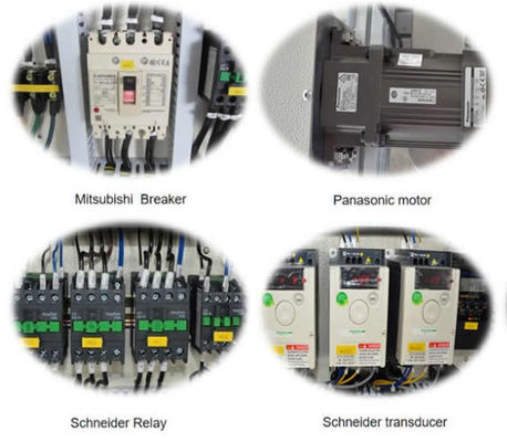 Ống hàn sóng SMT hai sóng tự động với điều khiển màn hình cảm ứng PLC