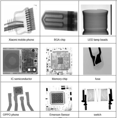 Máy X Ray 5μm có góc nghiêng 0-90 ° và ma trận pixel 1536 × 1536