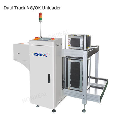 SMT Machine Tự động hai đường ray đa tạp chí NG OK Unloader sản xuất cho đường dây lắp ráp PCB