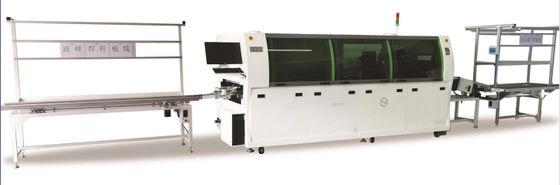 Máy hàn sóng chính xác 380V 60Hz SMT Mini Tự động hai sóng PCB xuyên lỗ Máy hàn sóng chính xác Không có chì Với điều khiển màn hình cảm ứng PLC